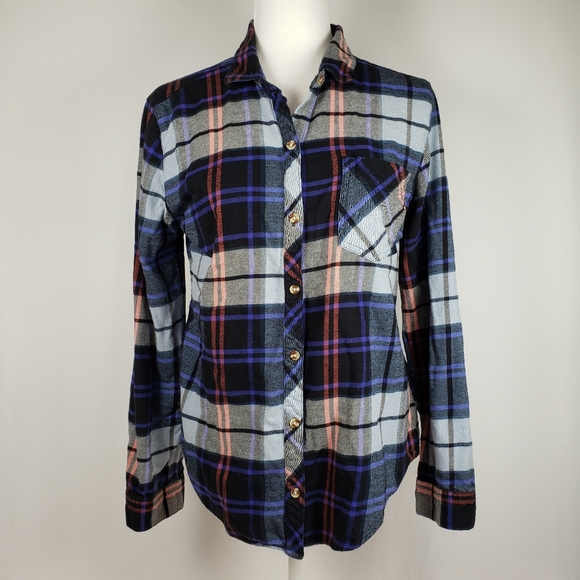 UO BDG Flannel Button Down Shirt - Picture 3 of 6